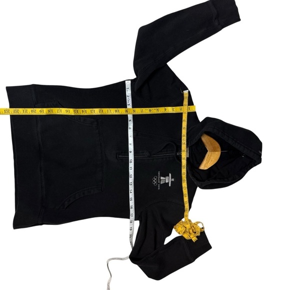 Olympic 2010 Vancouver 3/4 Zip Hoody Sweatshirt Black Womens XS - Picture 10 of 11